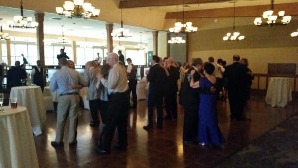 April Wedding at Royal Oaks Dance Floor Opens