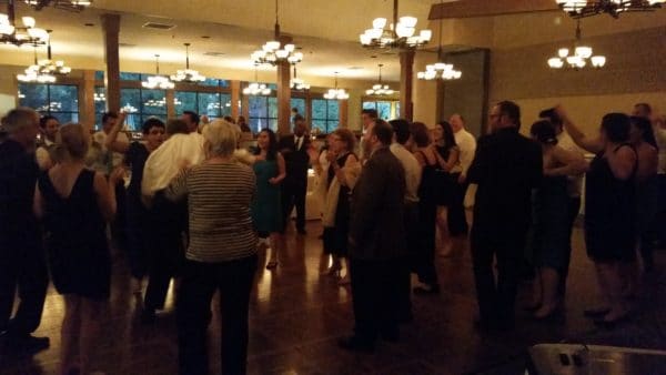 April Wedding at Royal Oaks Vancouver Busy Dance Floor