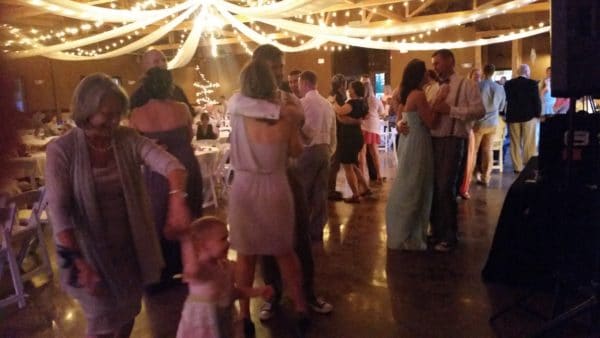 Canby Wedding Open Dance Floor Oak View Acres