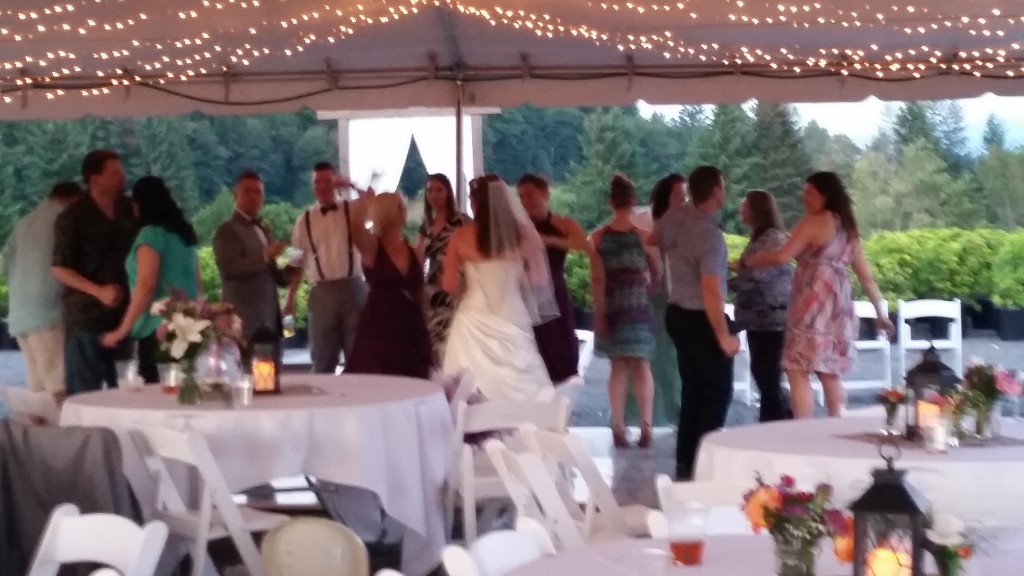 Boring Oregon Wedding Bride Dancing