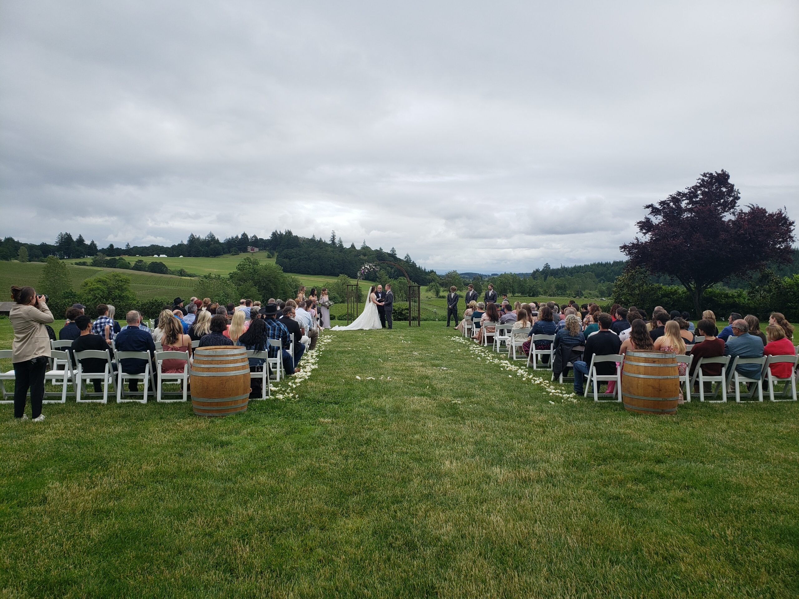 Zenith Vineyard Wedding Salem Oregon (6-11-2022)
