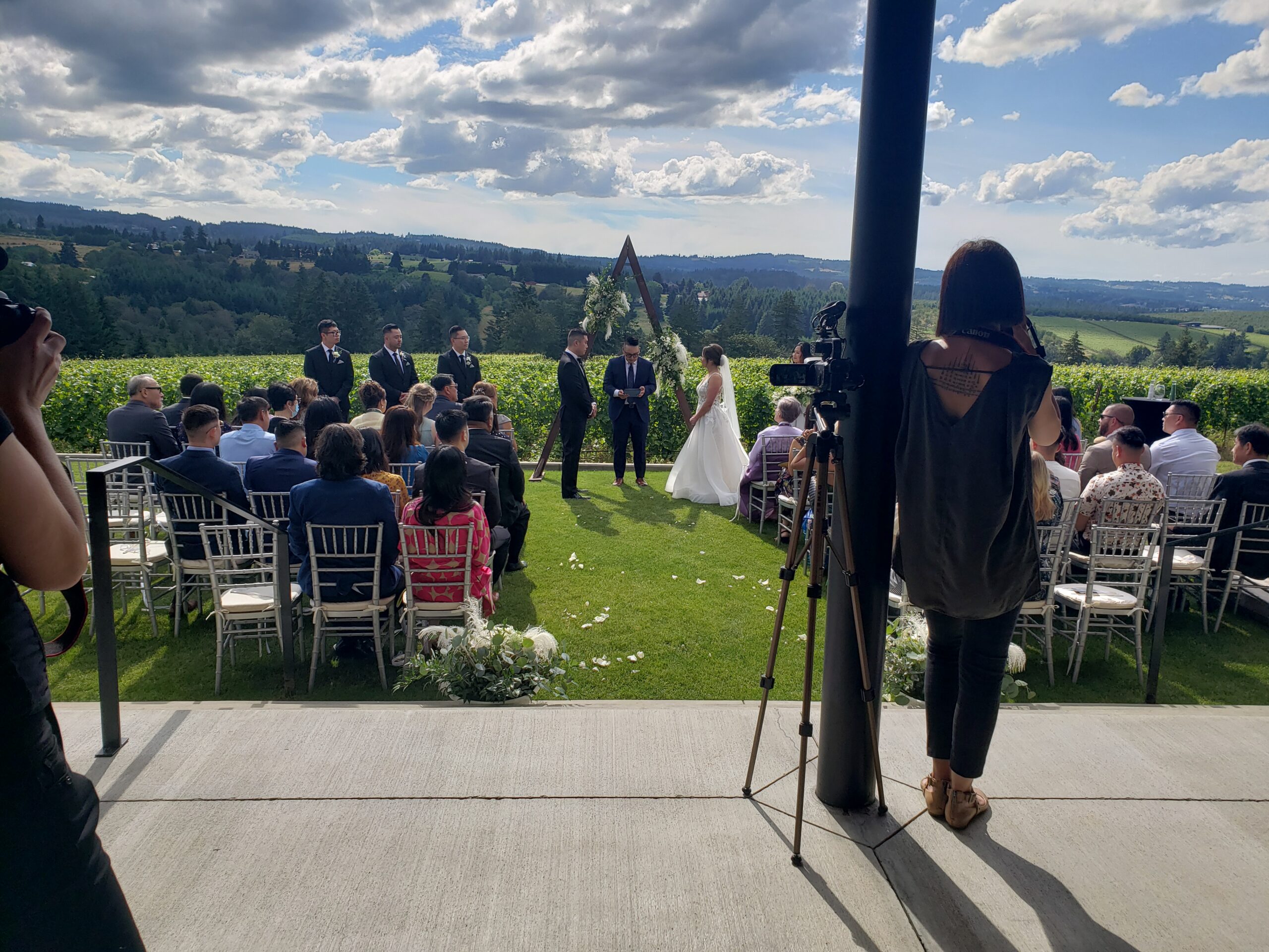 Ponzi Vineyards Wedding Sherwood Oregon (7-9-2022)