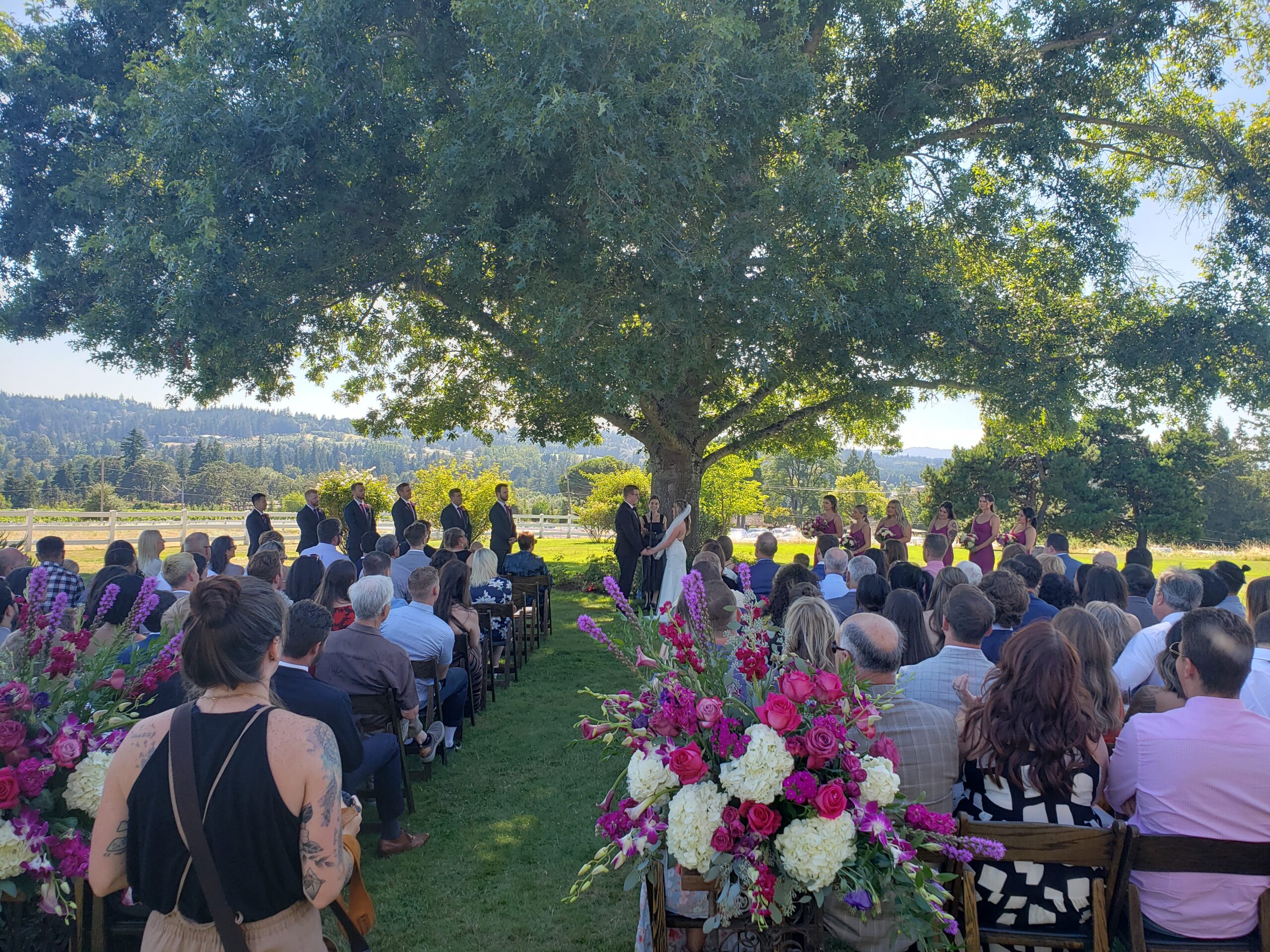 Barn Kestrel Wedding West Linn Oregon (8-13-2022)