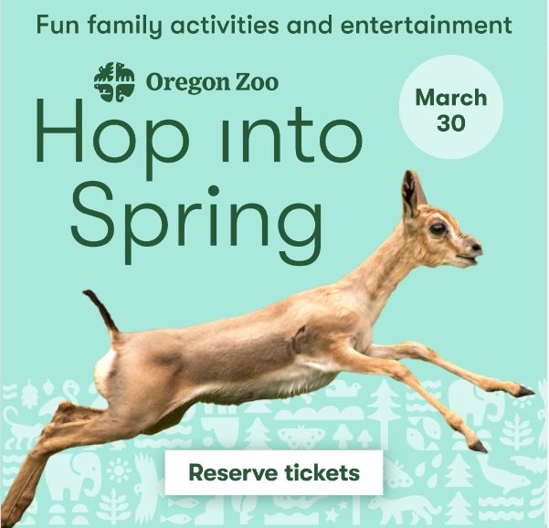 Oregon Zoo Hop Into Spring (March 30, 2024)
